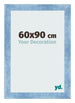 Bilderrahmen 60x90cm Hellblau Gewischt MDF Pisa Vorne Messe | Yourdecoration.at