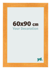 Bilderrahmen 60x90cm Orange MDF Pisa Vorne Messe | Yourdecoration.at