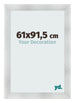 Bilderrahmen 61x91 5cm Aluminium Gebürstet MDF Pisa Vorne Messe | Yourdecoration.at