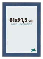 Bilderrahmen 61x91 5cm Dunkelblau Gewischt MDF Pisa Vorne Messe | Yourdecoration.at