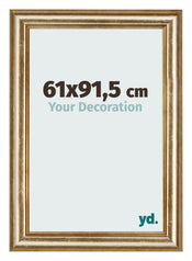 Bilderrahmen 61x91 5cm Gold Antik MDF Lazio Vorne Messe | Yourdecoration.at