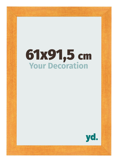 Bilderrahmen 61x91 5cm Orange MDF Pisa Vorne Messe | Yourdecoration.at