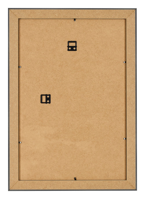 Bilderrahmen 61x91 5cm Schwarz Silber Poliert MDF Pisa Ruckseite | Yourdecoration.at