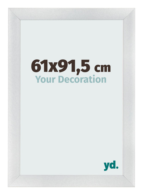 Bilderrahmen 61x91 5cm Silber Schwarz Gewischt MDF Pisa Vorne Messe | Yourdecoration.at