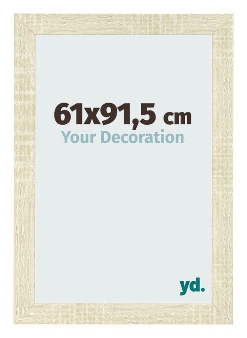 Bilderrahmen 61x91 5cm Sonoma Eiche MDF Pisa Vorne Messe | Yourdecoration.at