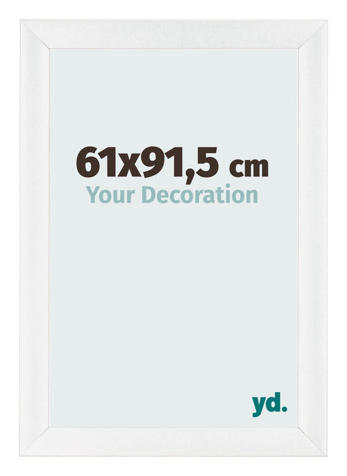 Bilderrahmen 61x91 5cm Weiß Vintage MDF Pisa Vorne Messe | Yourdecoration.at