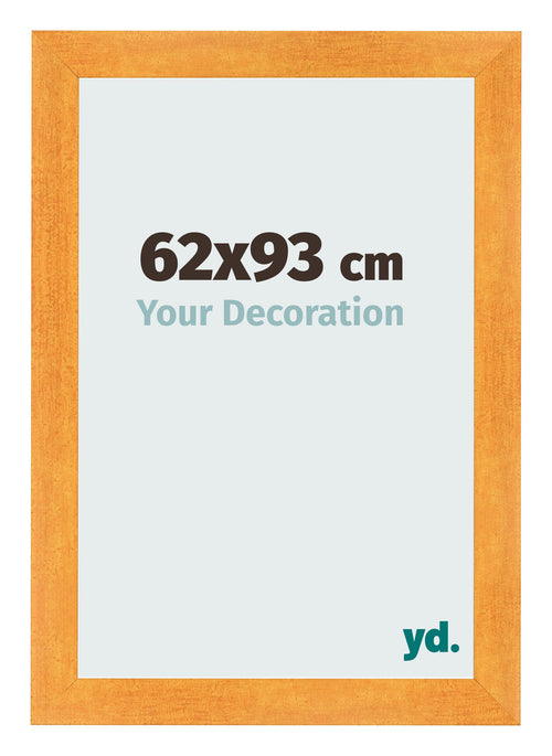 Bilderrahmen 62x93cm Orange MDF Pisa Vorne Messe | Yourdecoration.at