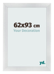 Bilderrahmen 62x93cm Silber Schwarz Gewischt MDF Pisa Vorne Messe | Yourdecoration.at