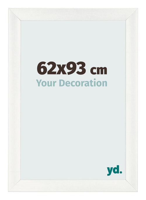 Bilderrahmen 62x93cm Weiß Vintage MDF Pisa Vorne Messe | Yourdecoration.at