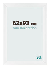 Bilderrahmen 62x93cm Weiß Vintage MDF Pisa Vorne Messe | Yourdecoration.at