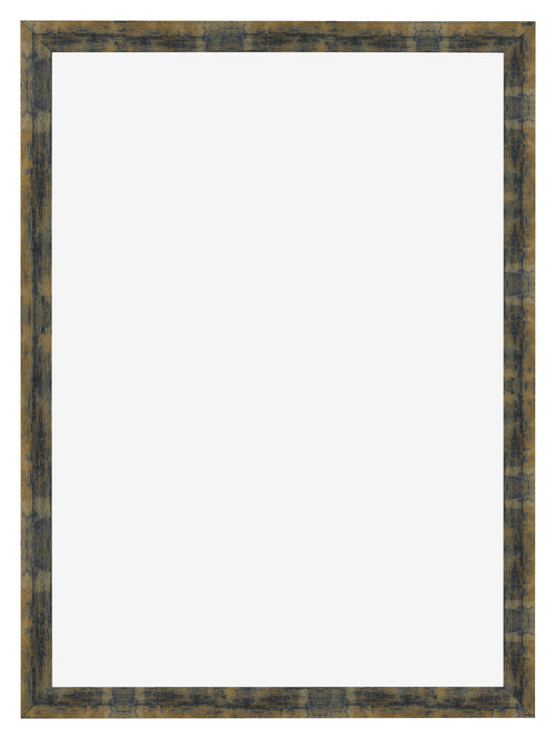 Bilderrahmen 67x98cm Blau Gold Meliert MDF Pisa Vorne | Yourdecoration.at