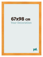 Bilderrahmen 67x98cm Orange MDF Pisa Vorne Messe | Yourdecoration.at