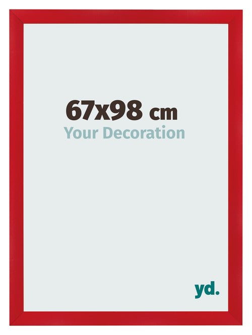 Bilderrahmen 67x98cm Rot MDF Pisa Vorne Messe | Yourdecoration.at