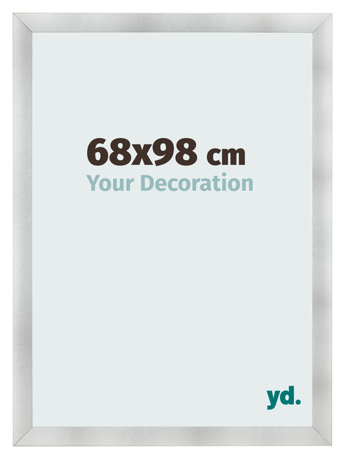 Bilderrahmen 68x98cm Aluminium Gebürstet MDF Pisa Vorne Messe | Yourdecoration.at