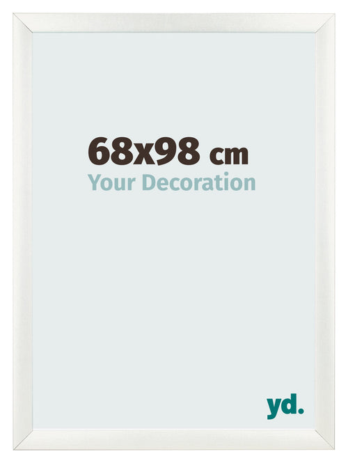 Bilderrahmen 68x98cm Weiß Vintage MDF Pisa Vorne Messe | Yourdecoration.at