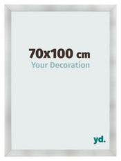 Bilderrahmen 70x100cm Aluminium Gebürstet MDF Pisa Vorne Messe | Yourdecoration.at