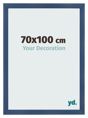 Bilderrahmen 70x100cm Dunkelblau Gewischt MDF Pisa Vorne Messe | Yourdecoration.at