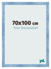 Bilderrahmen 70x100cm Hellblau Gewischt MDF Pisa Vorne Messe | Yourdecoration.at