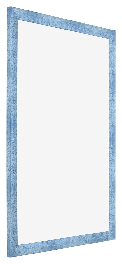 Bilderrahmen 70x100cm Hellblau Gewischt MDF Pisa Vorne Schrag | Yourdecoration.at