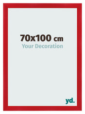 Bilderrahmen 70x100cm Rot MDF Pisa Vorne Messe | Yourdecoration.at