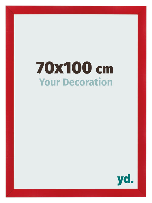 Bilderrahmen 70x100cm Rot MDF Pisa Vorne Messe | Yourdecoration.at