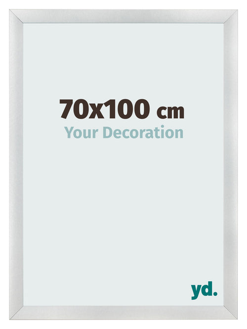 Bilderrahmen 70x100cm Silber Schwarz Gewischt MDF Pisa Vorne Messe | Yourdecoration.at