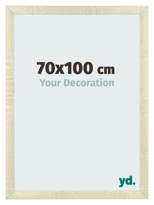 Bilderrahmen 70x100cm Sonoma Eiche MDF Pisa Vorne Messe | Yourdecoration.at