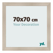 Bilderrahmen 70x70cm Eiche Rustikal MDF Pisa Vorne Messe | Yourdecoration.at