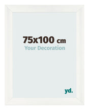 Bilderrahmen 75x100cm Weiß Vintage MDF Pisa Vorne Messe | Yourdecoration.at