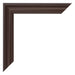 Bilderrahmen 75x98cm Eiche Dunkel MDF Lazio Detail Ecke | Yourdecoration.at