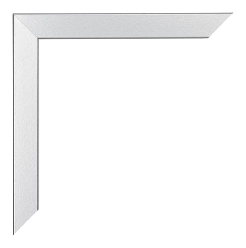 Catania MDF Bilderrahmen 21x30cm Silber Detail Ecke | Yourdecoration.at