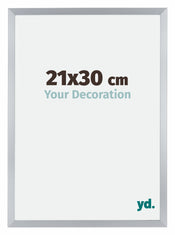 Catania MDF Bilderrahmen 21x30cm Silber Messe | Yourdecoration.at