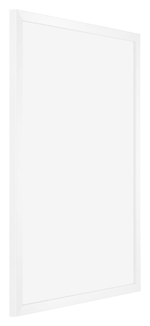 Catania MDF Bilderrahmen 25x35cm Weiss Vorne Schrag | Yourdecoration.at