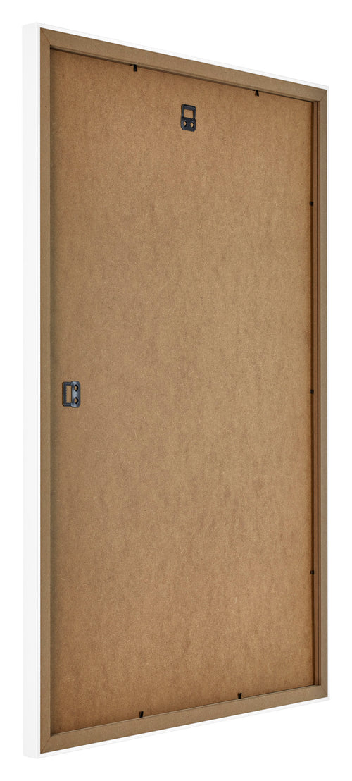 Catania MDF Bilderrahmen 30x42cm Weiss Ruckseite Schrag | Yourdecoration.at