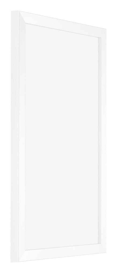 Catania MDF Bilderrahmen 30x50cm Weiss Vorne Schrag | Yourdecoration.at