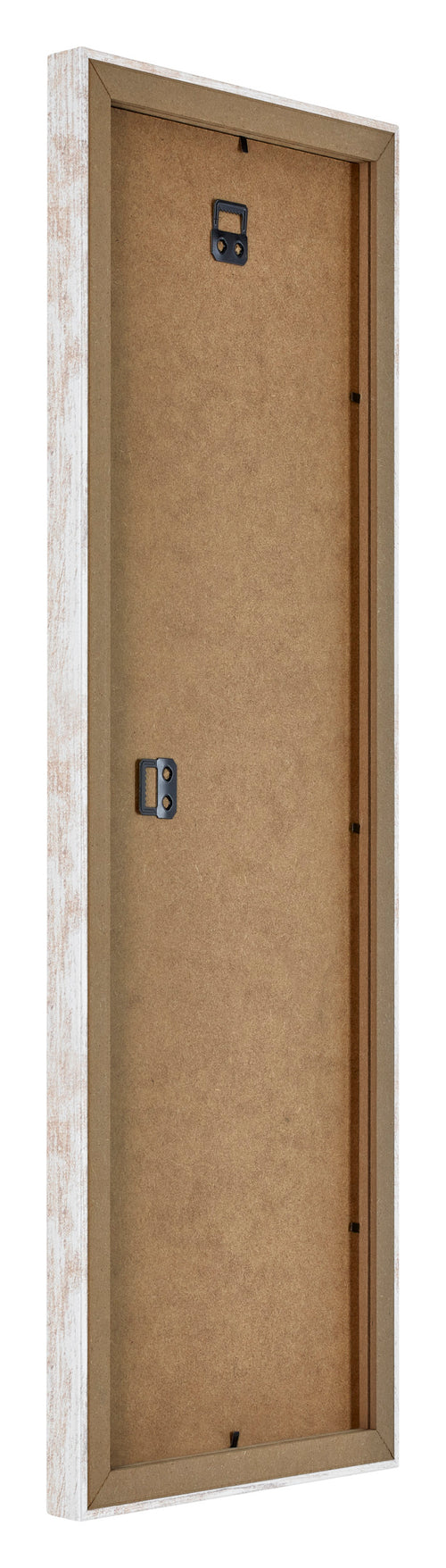 Catania MDF Bilderrahmen 33x98cm White Wash Ruckseite Schrag | Yourdecoration.at