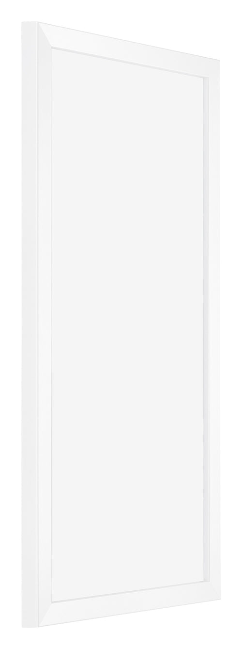 Catania MDF Bilderrahmen 40x70cm Weiss Vorne Schrag | Yourdecoration.at