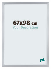 Catania MDF Bilderrahmen 67x98cm Silber Vorne Messe | Yourdecoration.at