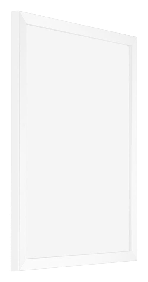 Catania MDF Bilderrahmen 70x90cm Weiss Vorne Schrag | Yourdecoration.at