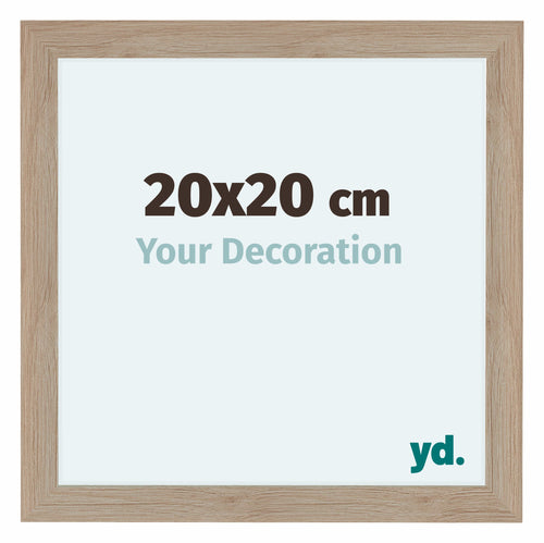 Como MDF Bilderrahmen 20x20cm Eiche Hell Vorne Messe | Yourdecoration.at