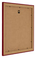 Como MDF Bilderrahmen 20x20cm Weinrot Gewischt Ruckseite Schrag | Yourdecoration.at