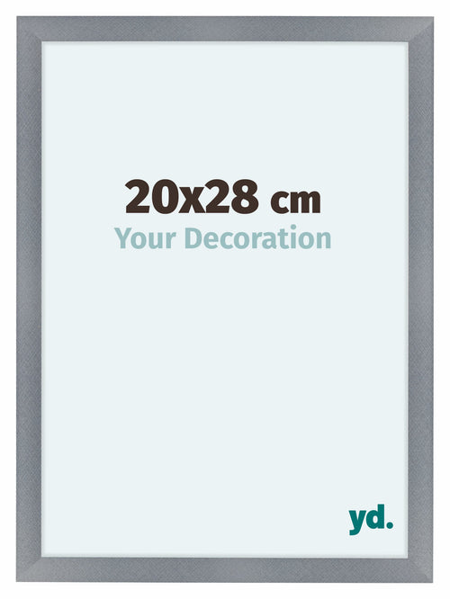 Como MDF Bilderrahmen 20x28cm Aluminium Geburstet Vorne Messe | Yourdecoration.at
