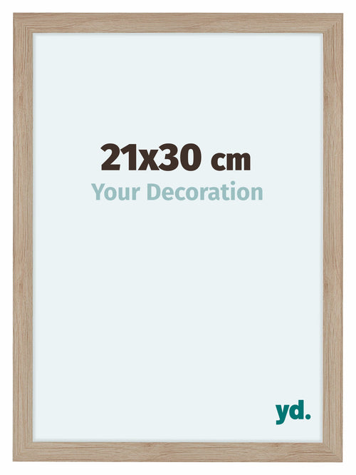 Como MDF Bilderrahmen 21x30cm Eiche Hell Vorne Messe | Yourdecoration.at
