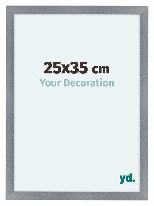 Como MDF Bilderrahmen 25x35cm Aluminium Geburstet Vorne Messe | Yourdecoration.at