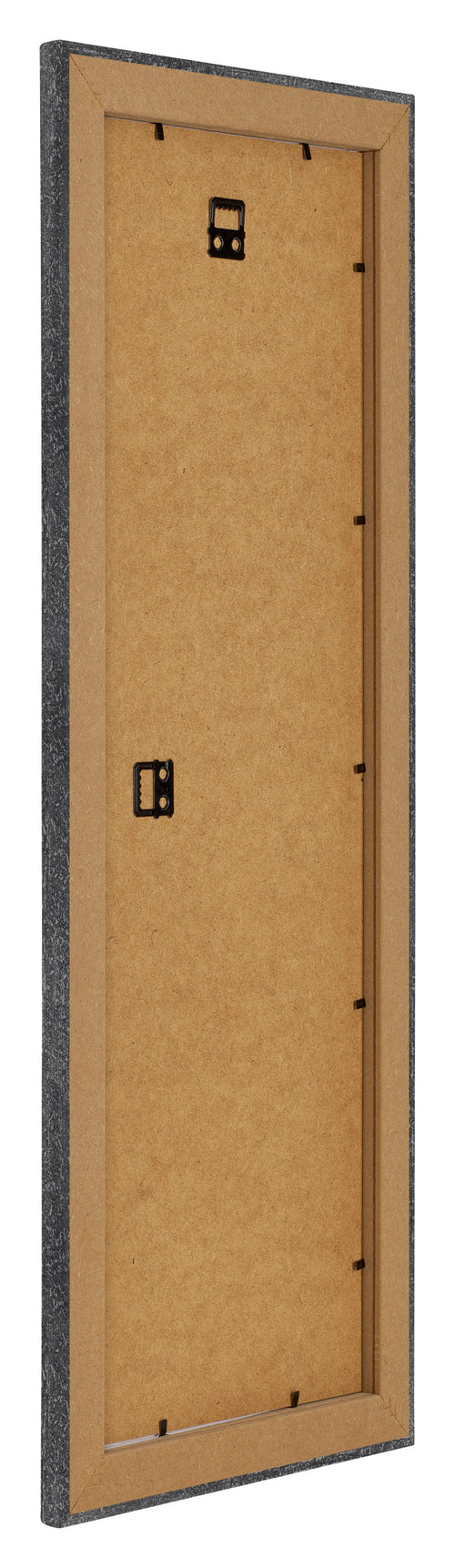 Como MDF Bilderrahmen 25x75cm Grau Gewischt Ruckseite Schrag | Yourdecoration.at