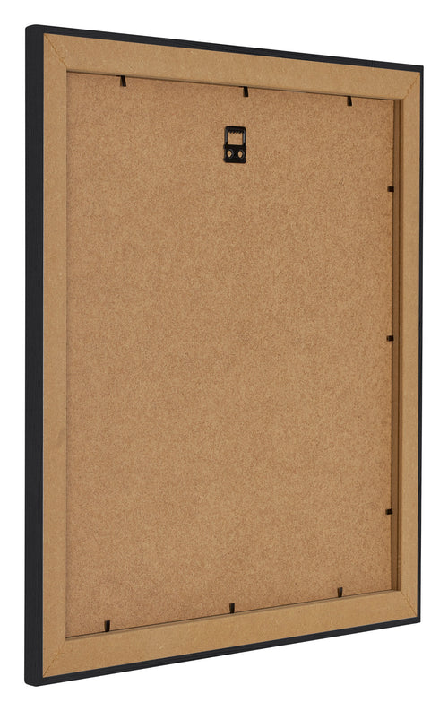 Como MDF Bilderrahmen 30x30cm Schwarz Gemasert Ruckseite Schrag | Yourdecoration.at