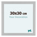Como MDF Bilderrahmen 30x30cm Weiss Matt Vorne Messe | Yourdecoration.at