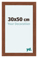 Como MDF Bilderrahmen 30x50cm Nussbaum Vorne Messe | Yourdecoration.at