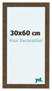 Como MDF Bilderrahmen 30x60cm Gold Antik Vorne Messe | Yourdecoration.at