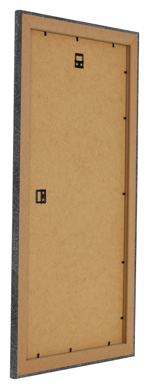 Como MDF Bilderrahmen 30x60cm Grau Gewischt Ruckseite Schrag | Yourdecoration.at